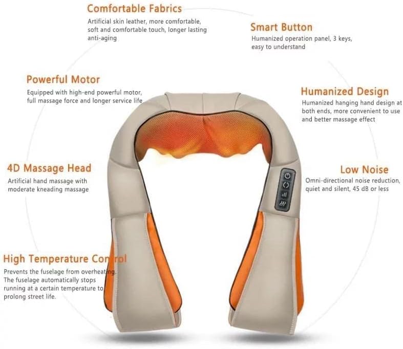 Premium 16 Head Shiatsu Neck and Shoulder Massager