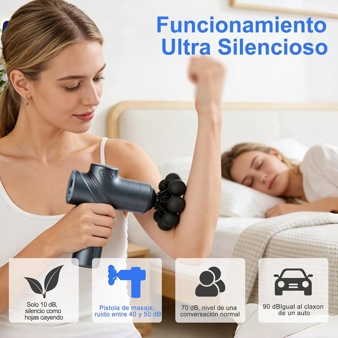 Deep Tissue Massage Gun | 10mm | 8kg Force