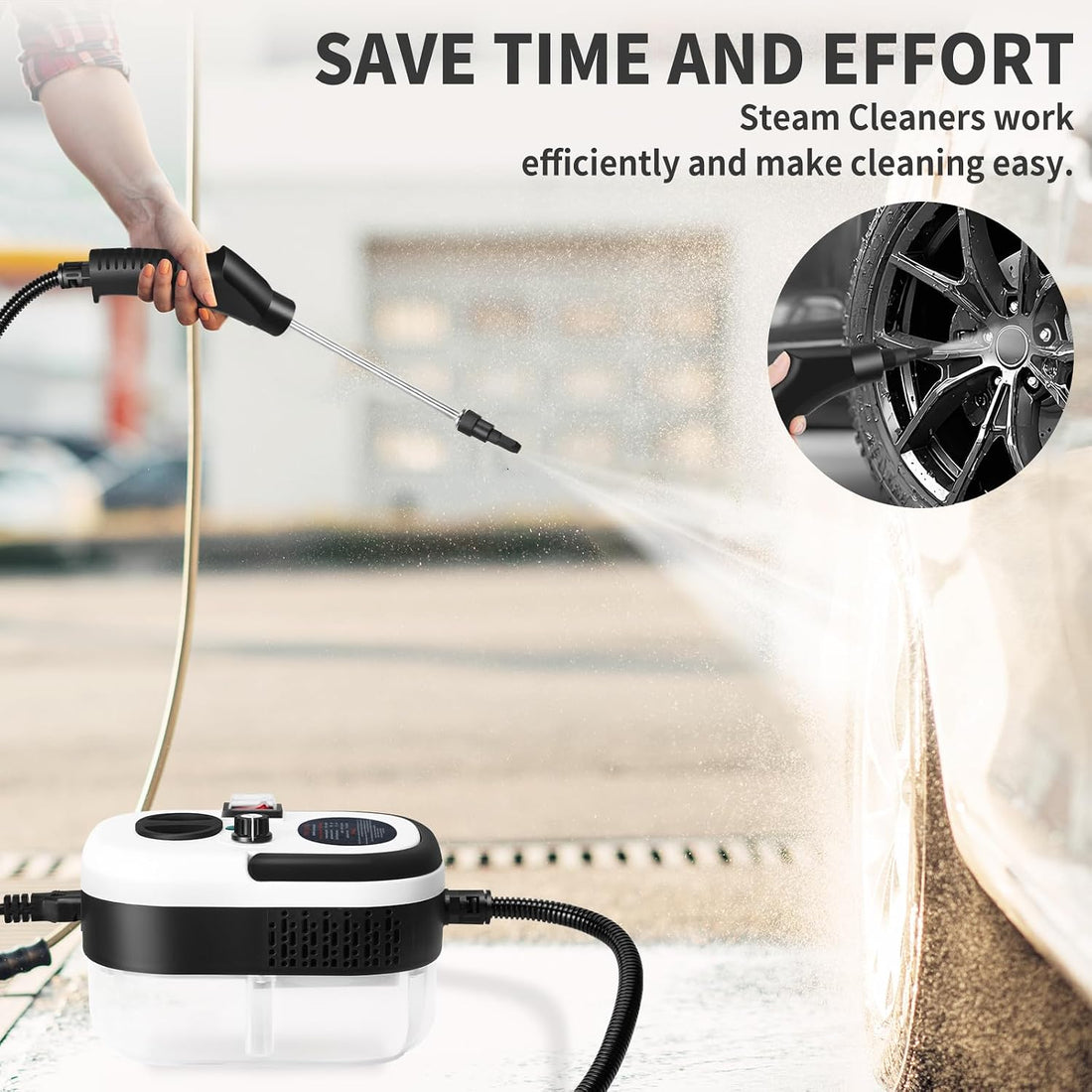 Portable High Pressure Steam Cleaner for Deep Cleaning