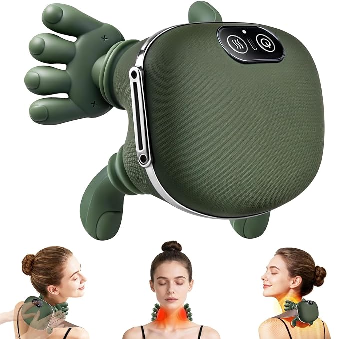 4D Neck &amp; Shoulder Massager – Deep Kneading Relief