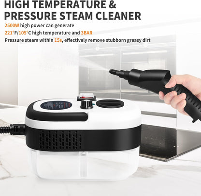 Portable High Pressure Steam Cleaner for Deep Cleaning