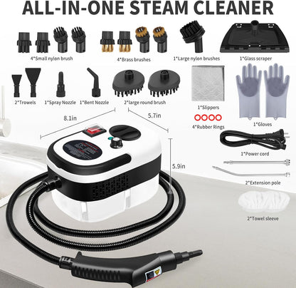 Portable High Pressure Steam Cleaner for Deep Cleaning