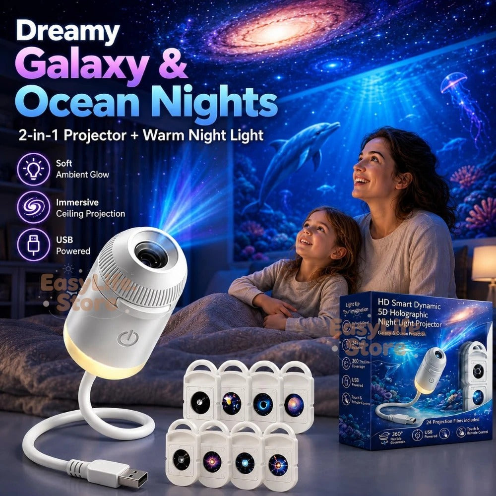 USB Starry Sky Projector Night Light 360°