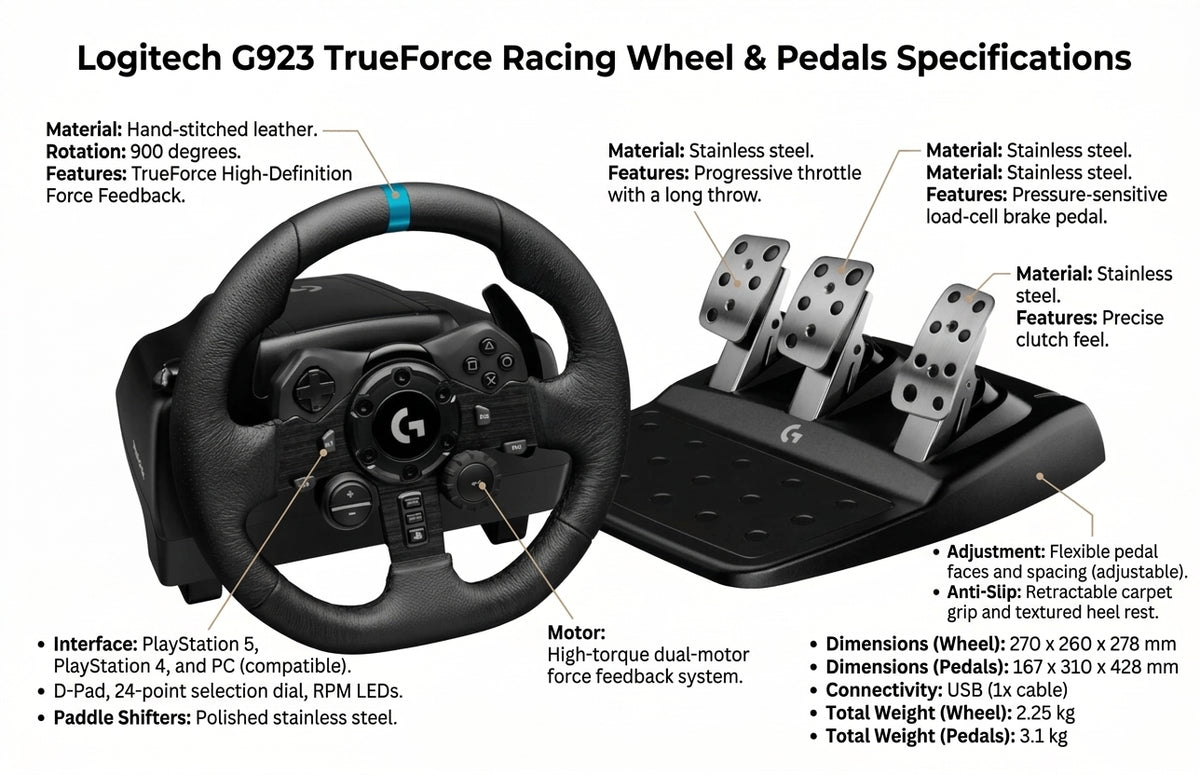 Racing Wheel &amp; Pedals (PXN)