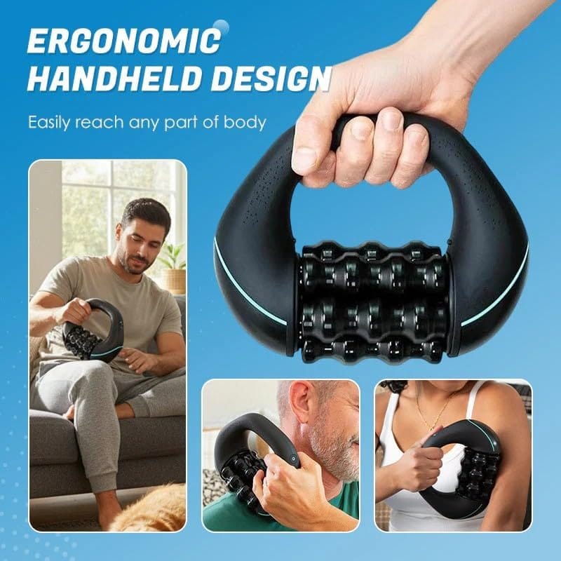 Handheld Deep Tissue Massage Roller | Full Body Muscle Massager