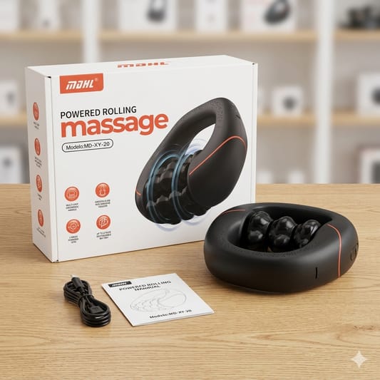 Handheld Deep Tissue Massage Roller | Full Body Muscle Massager
