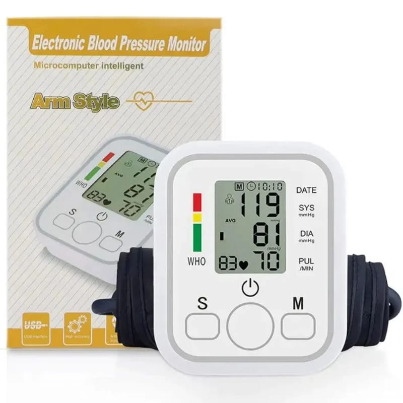 Upper Arm Blood Pressure Monitor | Digital Voice Function