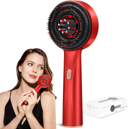 LED Hair Growth Therapy Scalp Massage Brush