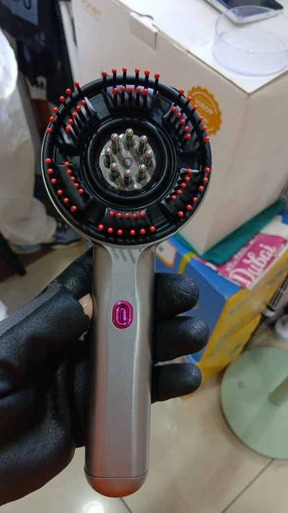 LED Hair Growth Therapy Scalp Massage Brush