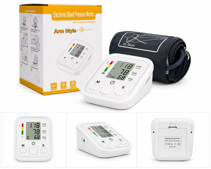 Upper Arm Blood Pressure Monitor | Digital Voice Function