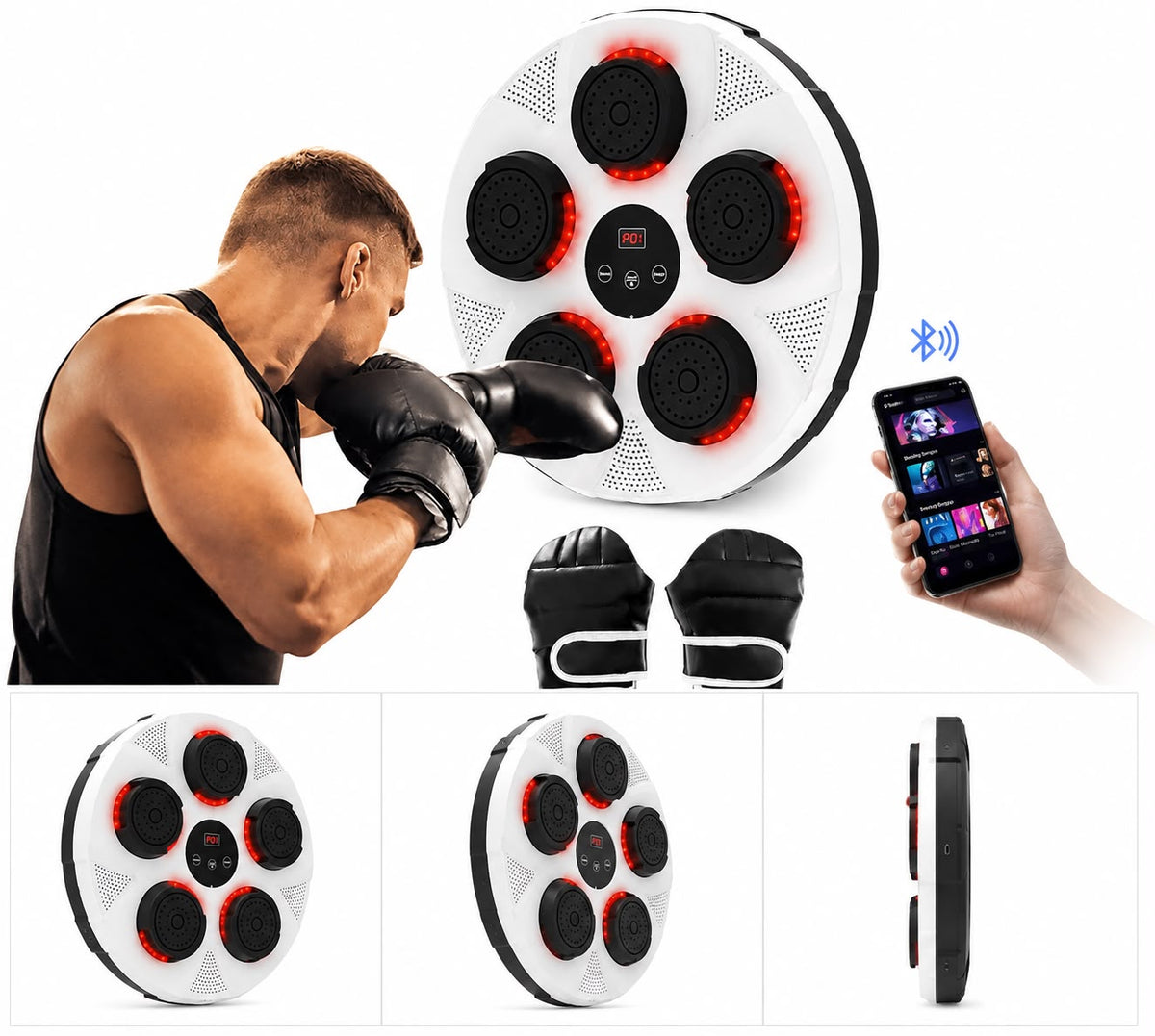 Electronic Boxing Trainer | Multi Target Punching Machine