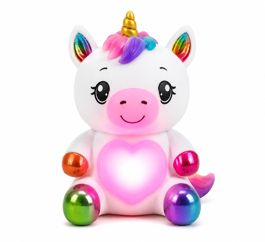 Unicorn Night Light Plush Toy for Kids