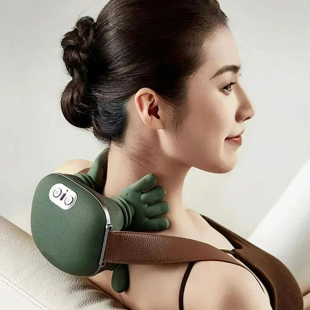 4D Neck &amp; Shoulder Massager – Deep Kneading Relief