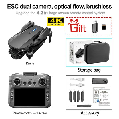 4K Professional HD Dual Camera With LED Remote