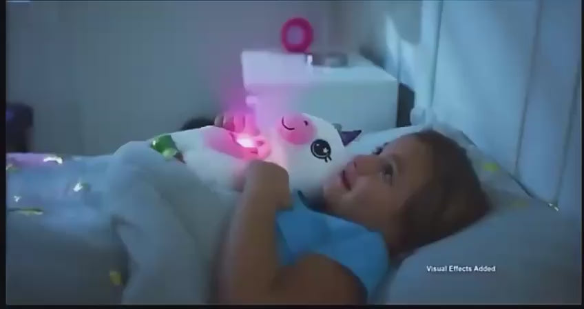 Unicorn Night Light Plush Toy for Kids